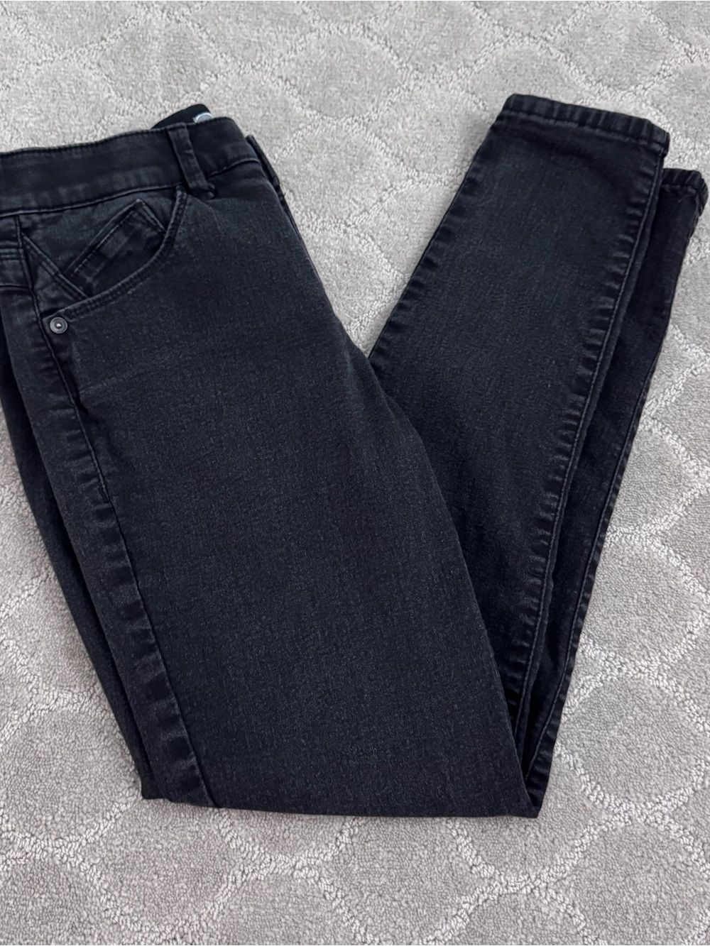 Wit & Wisdom Size 2P Black Skinny Jeans Petite Stretch Denim Pants